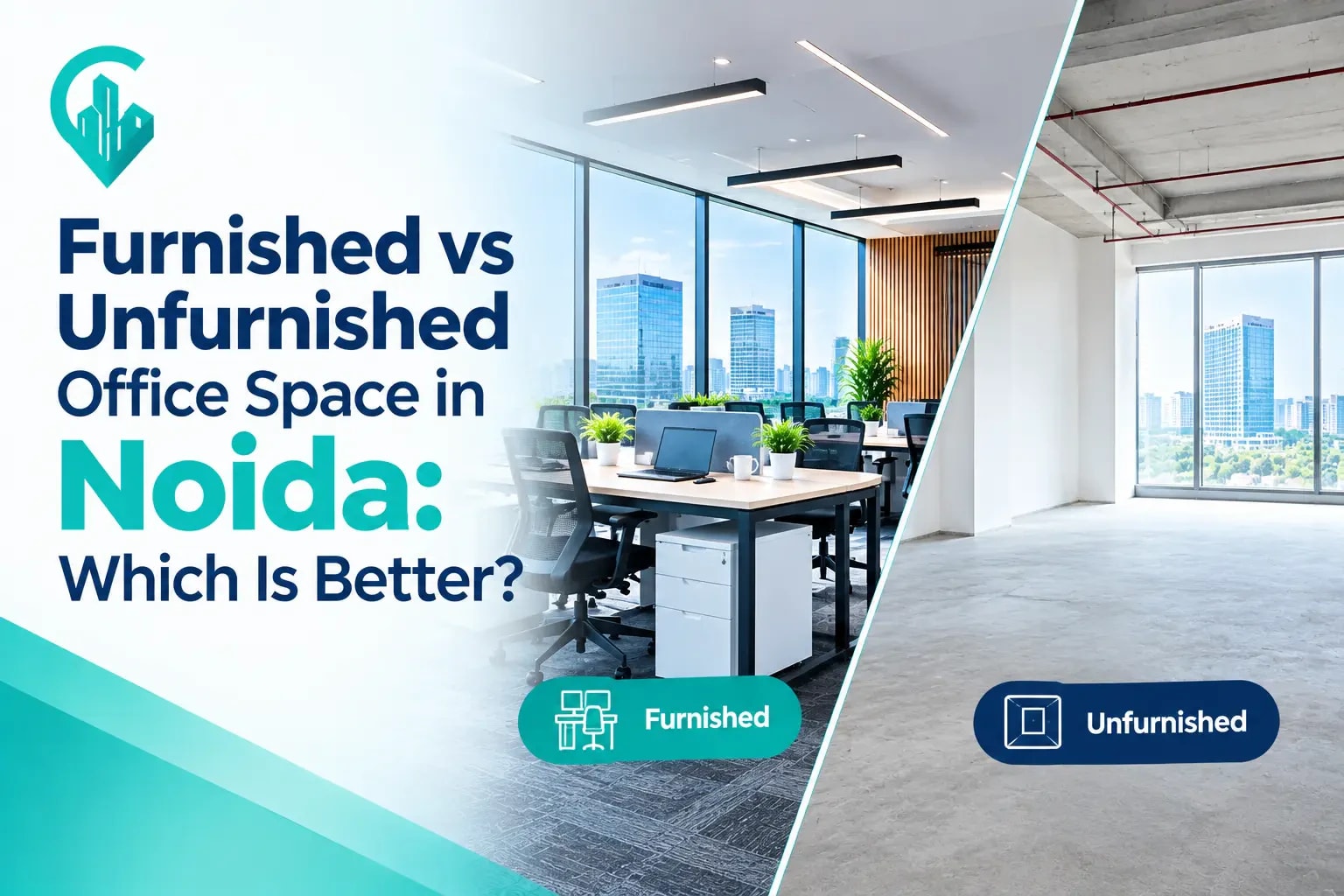 Furnished vs Unfurnished Office Space in Noida: Which Is Better?