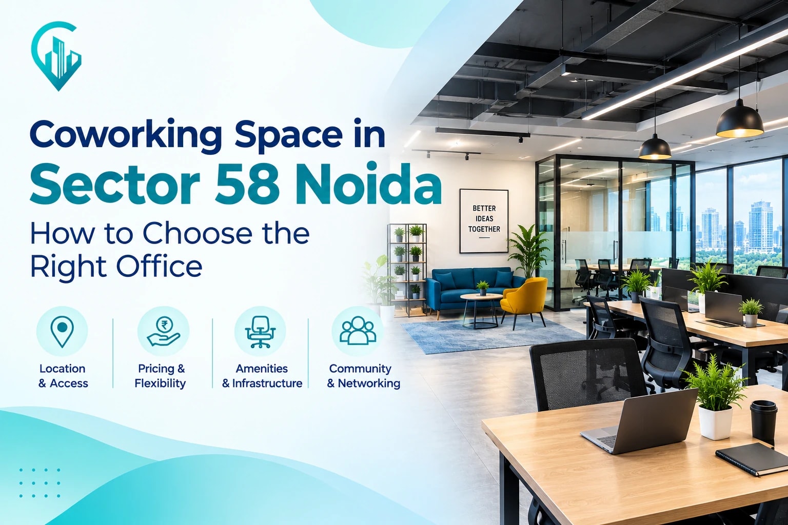 Coworking Space in Sector 58 Noida: How to Choose the Right Office